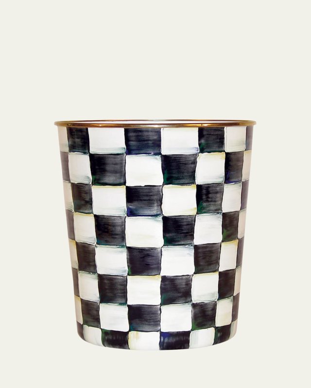 Courtly Check Wastebasket
